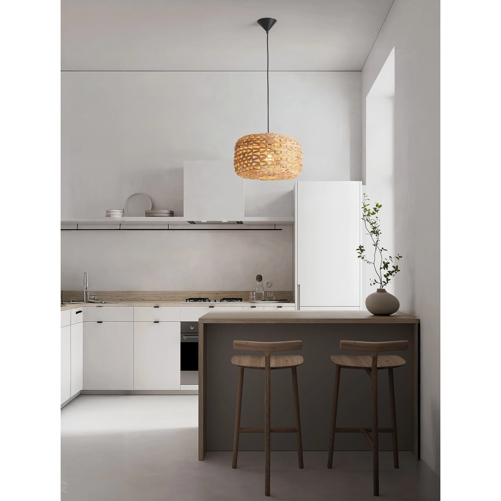 Hanglamp Ponn Ø 40cm rotan Lyora 5212017477521