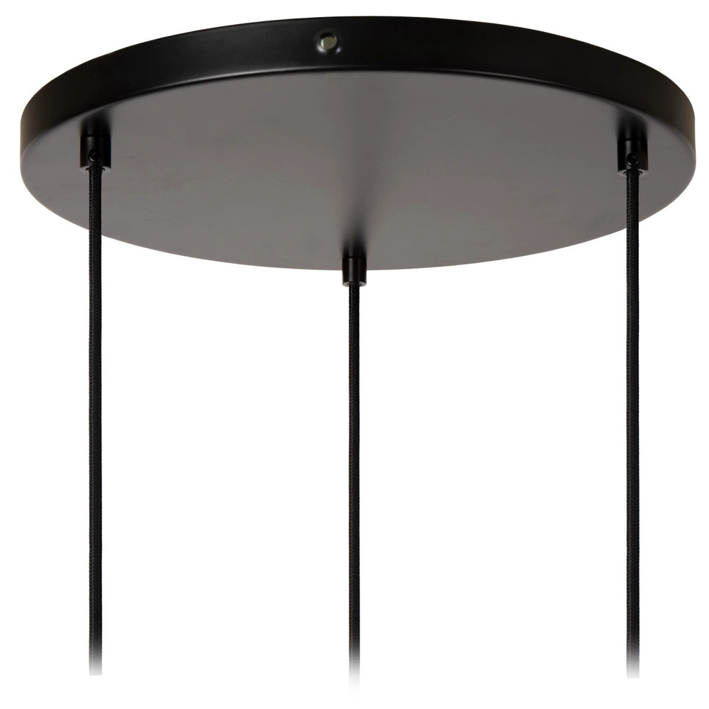 Design hanglamp Monsaraz groen en amber glas Lucide 5411212452412