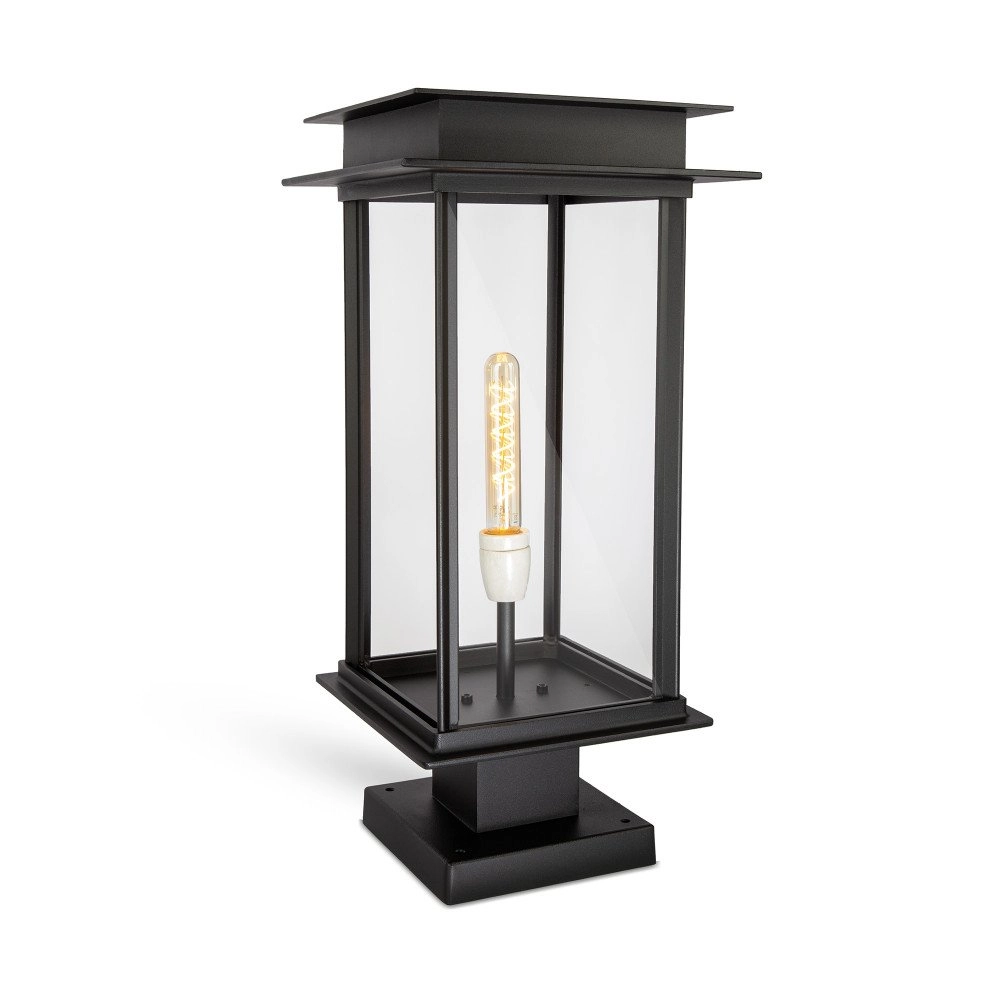 Sokkellamp Praag XL zwart