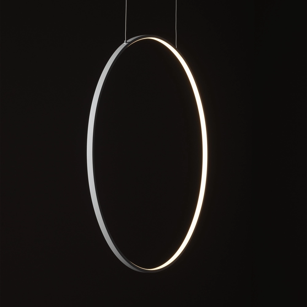 Design hanglamp Circolo Led wit Ø 60cm verticaal Lyora 5903139116053