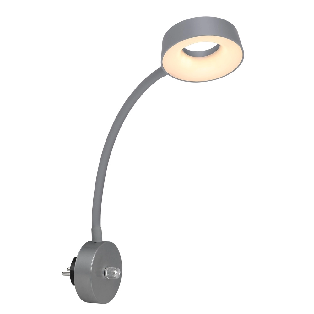 Lampje Lehovo voor stopcontact zilvergrijs