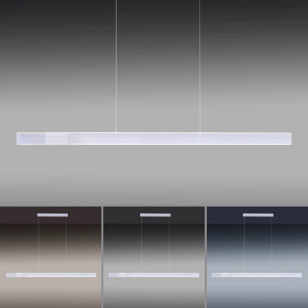 Strakke hanglamp Pure Lume aluminium Paul Neuhaus 4012248352212