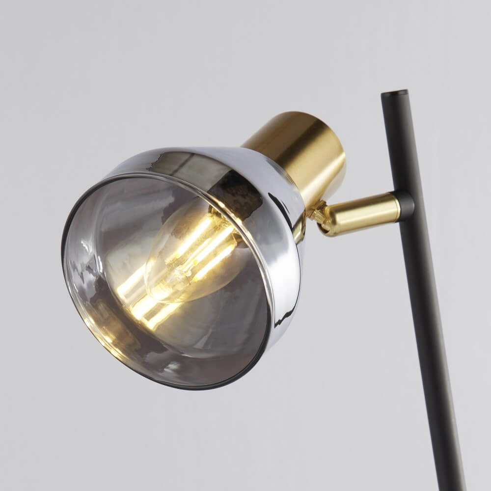 Bureaulamp Westminster zwart met goud Searchlight 5053423227931