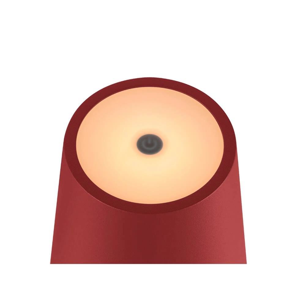 Buiten tafellamp Vinolina Two rood - oplaadbaar SLV 4024163288316