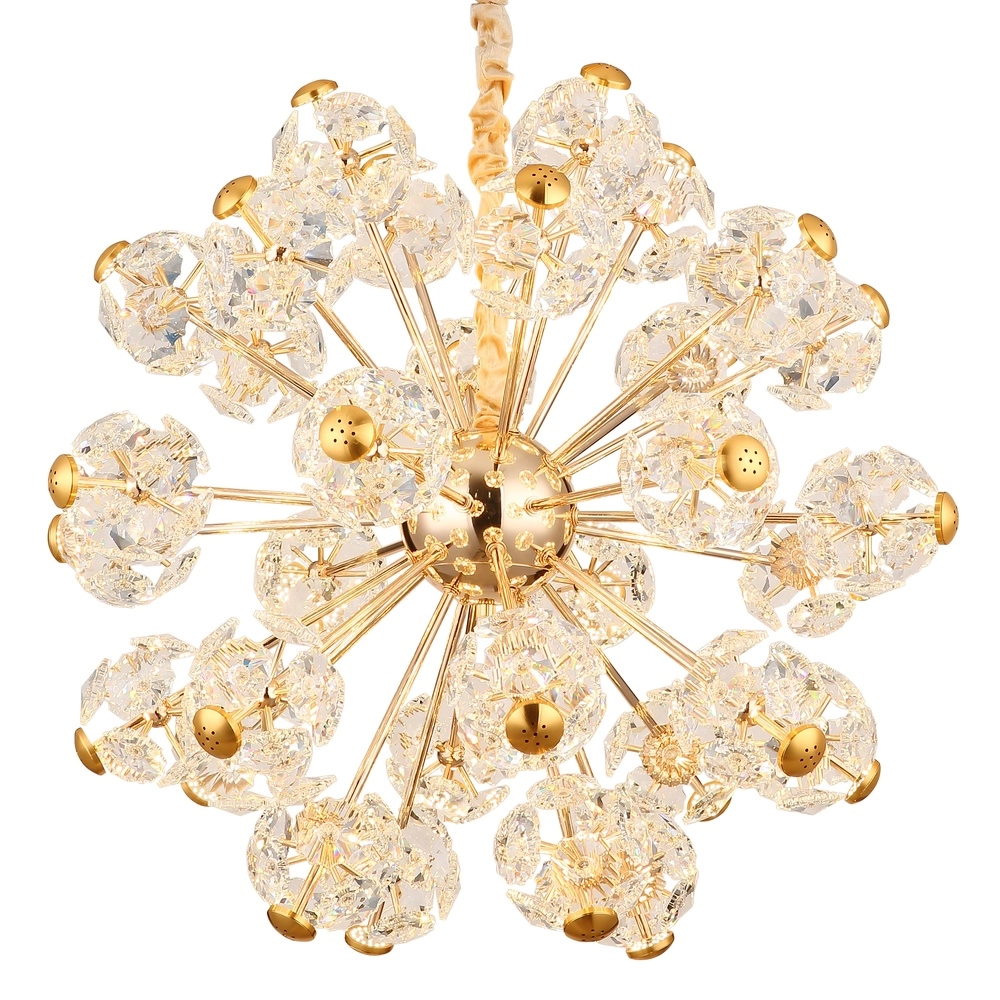 Gouden hanglamp Floriella Ø 80cm Globo 9007371510559
