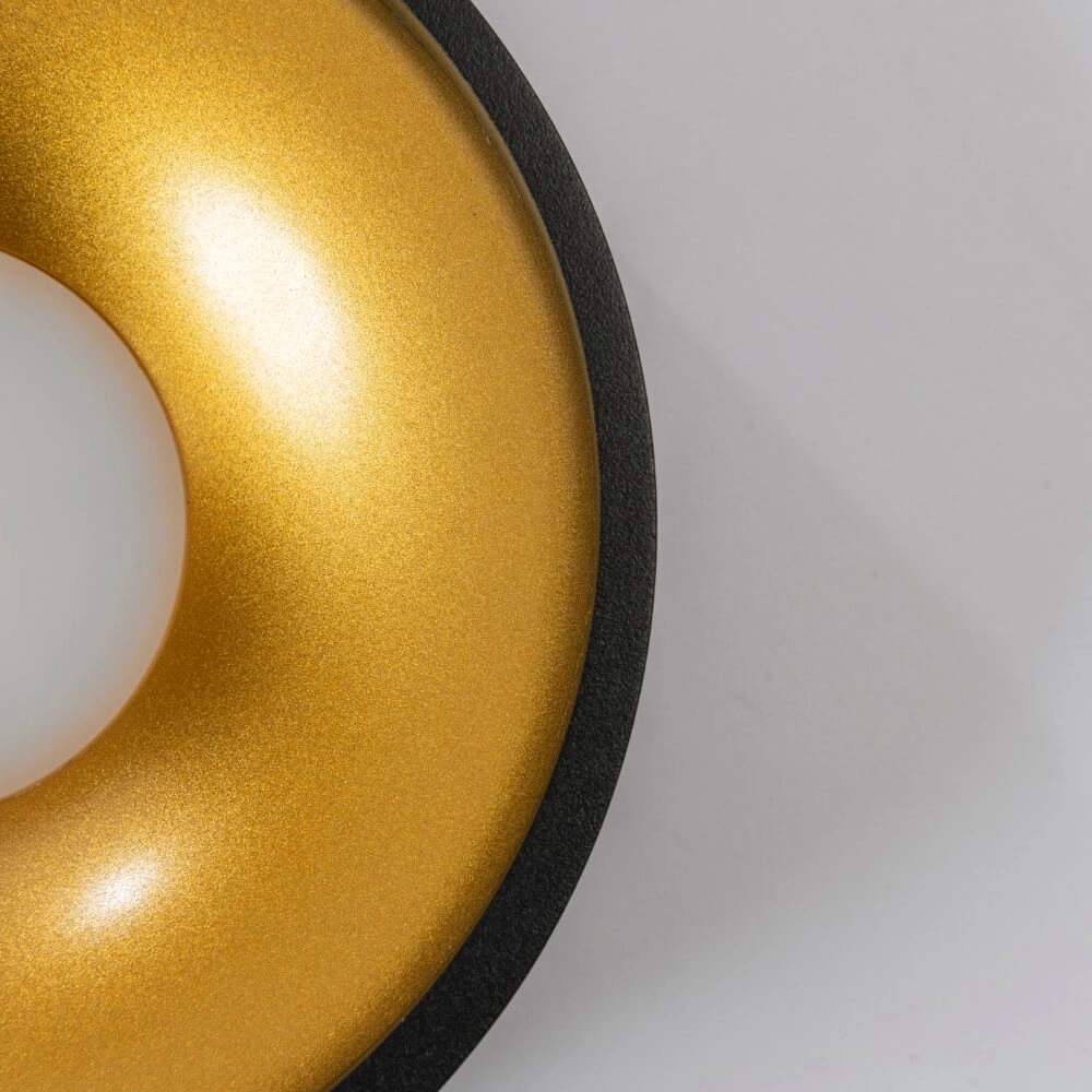 Led plafondspot Orlando zwart goud Artdelight 8720701100039