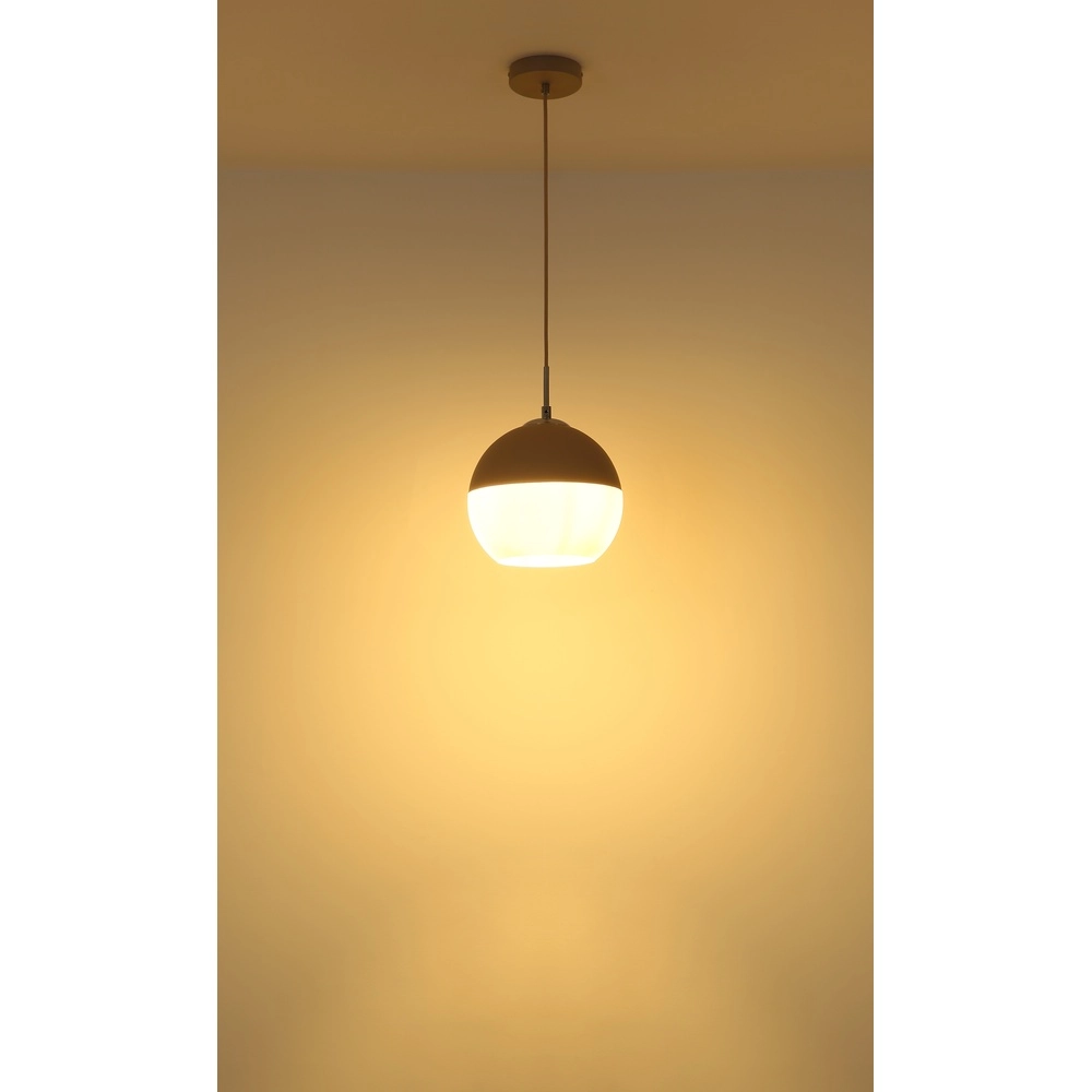 Hanglamp Ragusa zand bruin Ø 25cm Globo 9007371572786