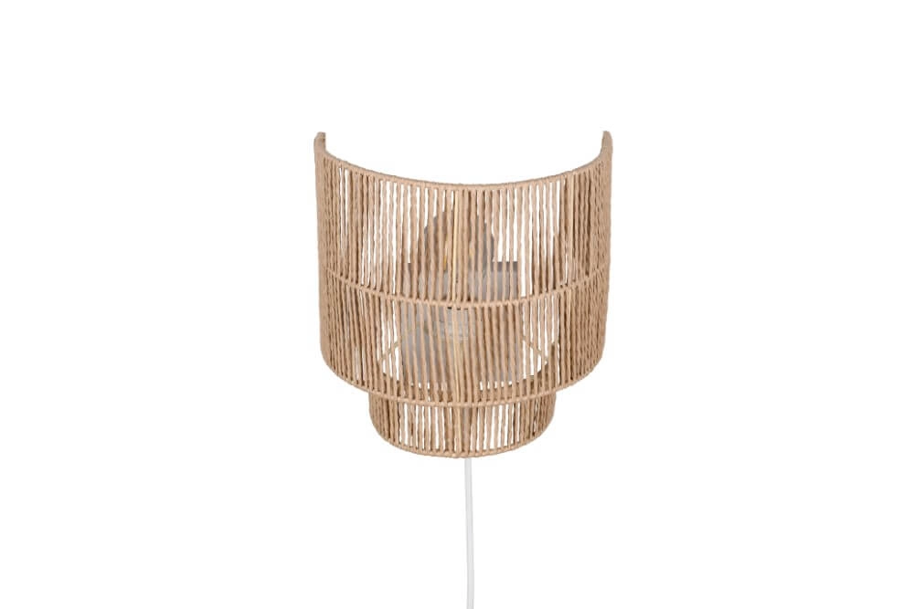 Japandi wandlamp Satna rotan Trio 4017807636192