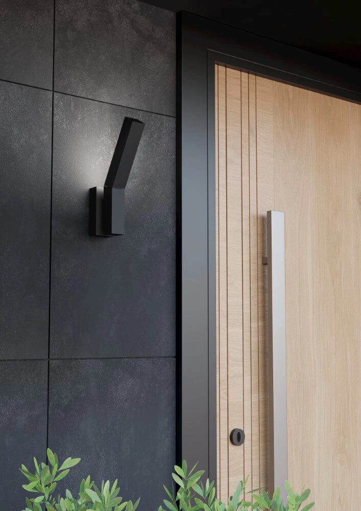 Zwarte led buitenlamp Ugento Eglo 9008606261789