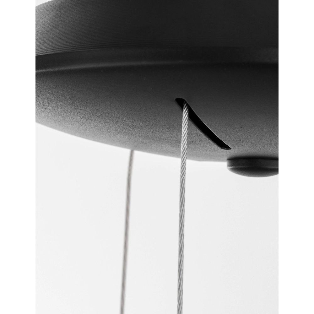 Hanglamp Rando Thin zwart Ø 38cm Lyora 5212017420152