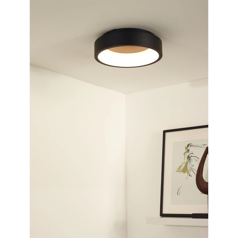 Plafonniere Talowe Led Ø 30cm zwart Lucide 5411212460615