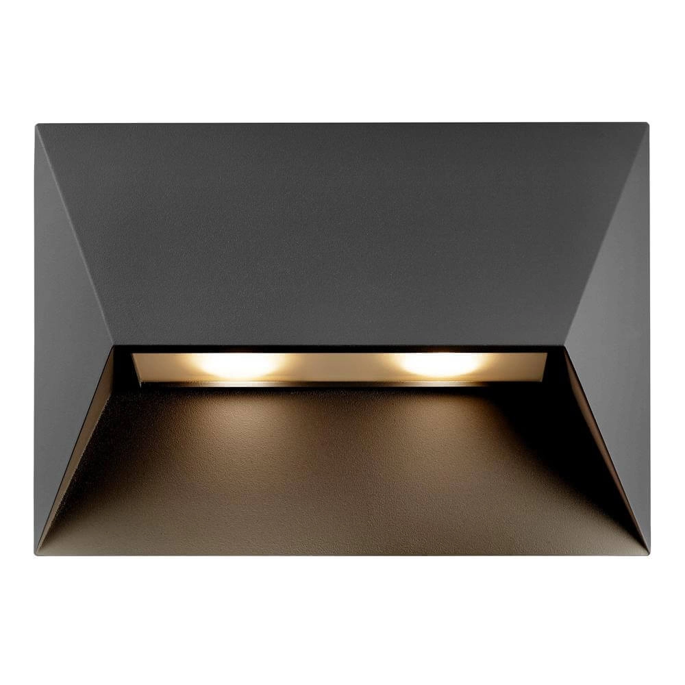 Moderne wandlamp Pontio zwart 26cm Nordlux 5704924010880
