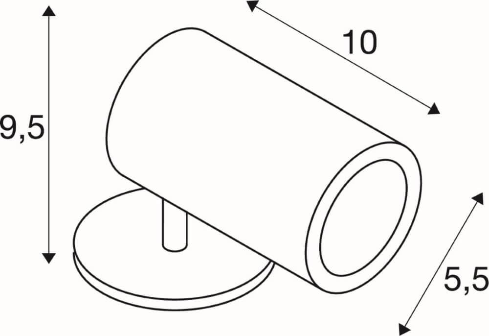Staande buitenspot Helia 6.5W SLV 4024163190275