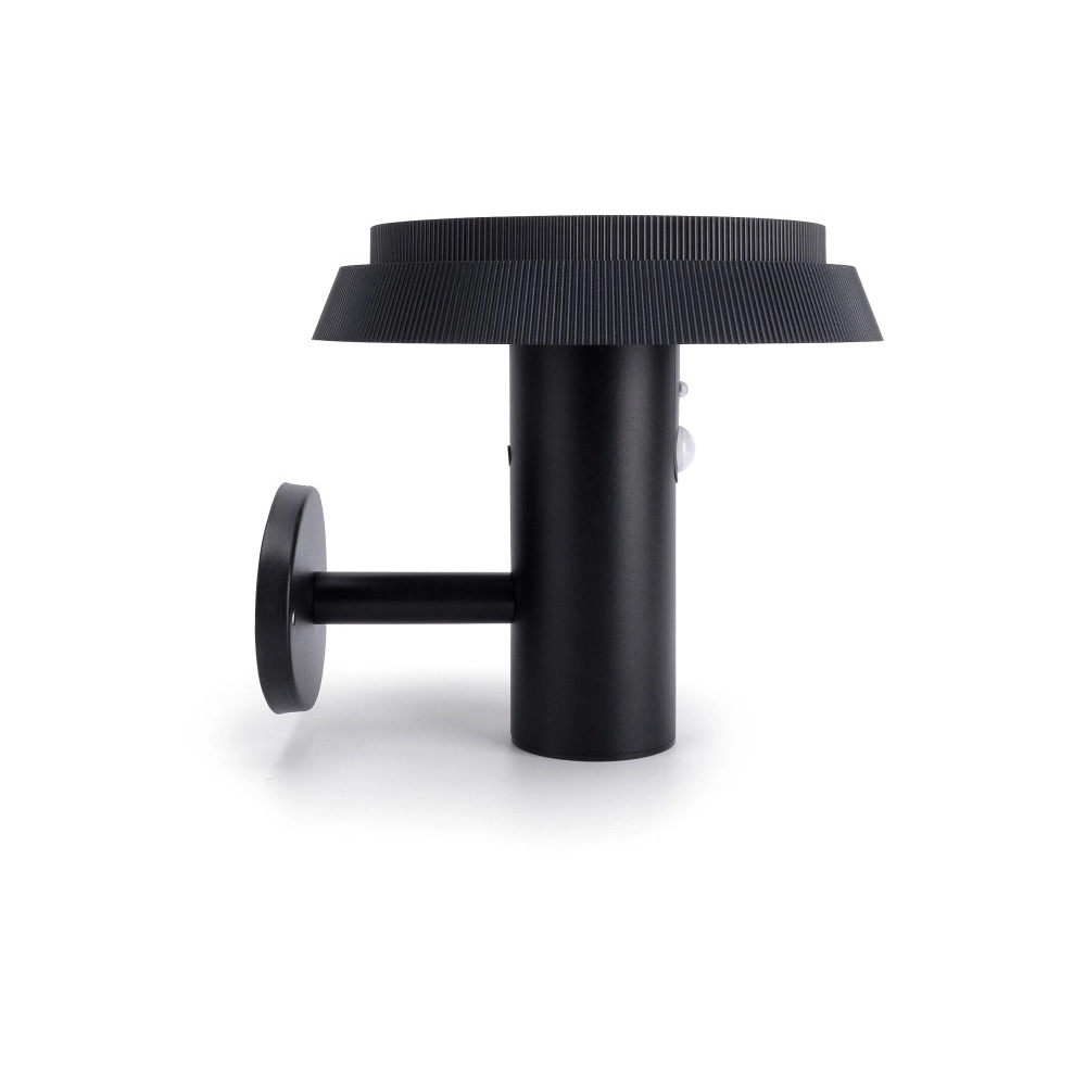 Buitenlamp True zwart - solar - met bewegingssensor