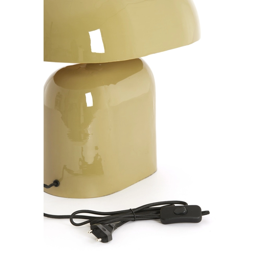 Schemerlamp Todd ovaal - glans taupe Light & Living 8717807818920