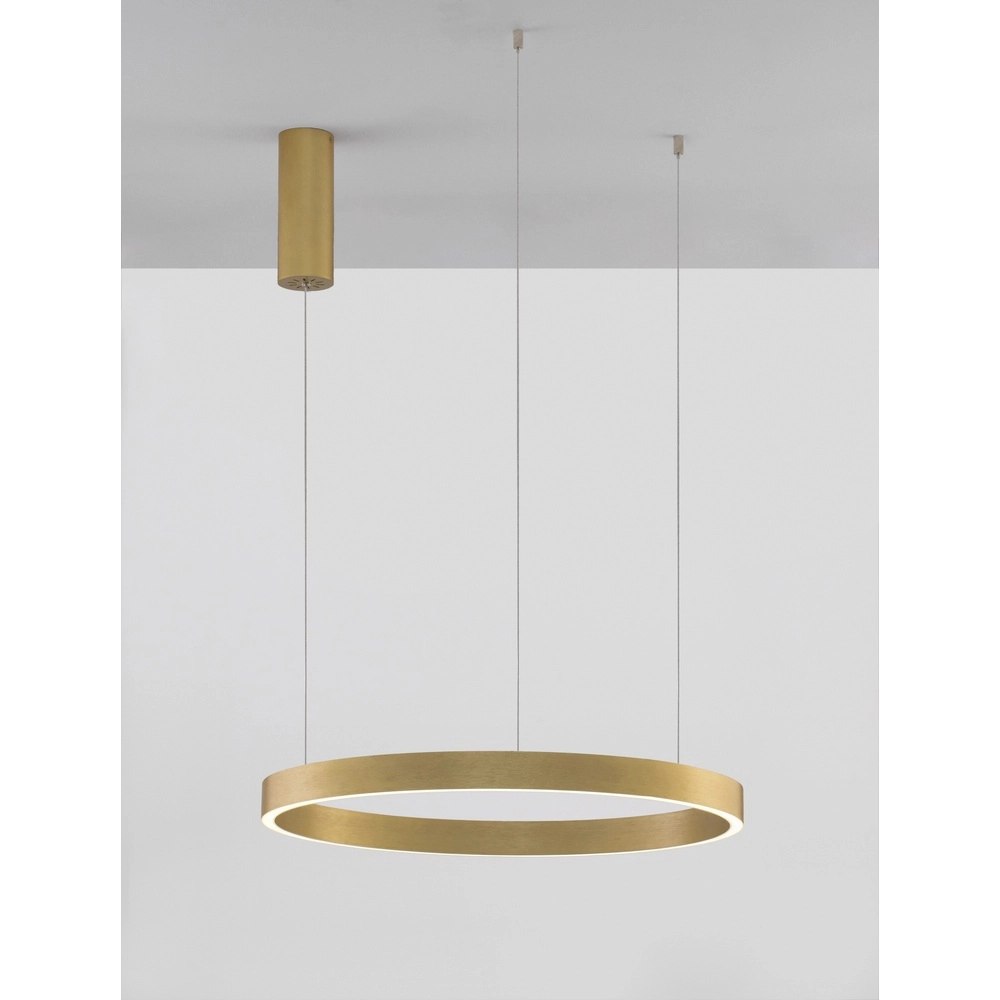Gouden hanglamp Elowen design Ø 60cm Gouden hanglamp Elowen design Ø 60cm