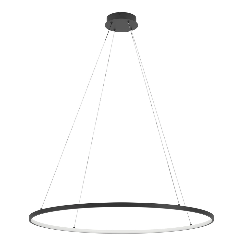XL led hanglamp Parruta Ø 99cm - zwart