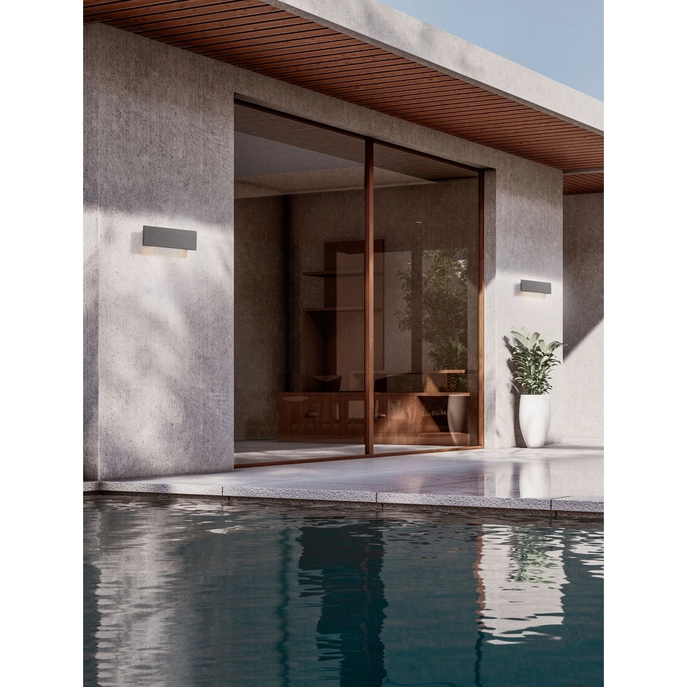 Wandlamp Luna rechthoek 20cm Lyora 5212017454607