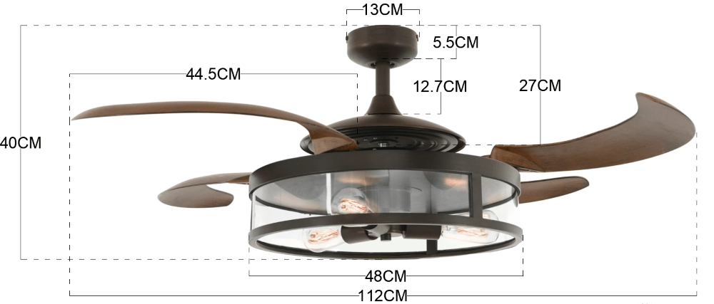 Klassieke plafondventilator Fanway Classic Ø 122cm Beacon 9333509119371