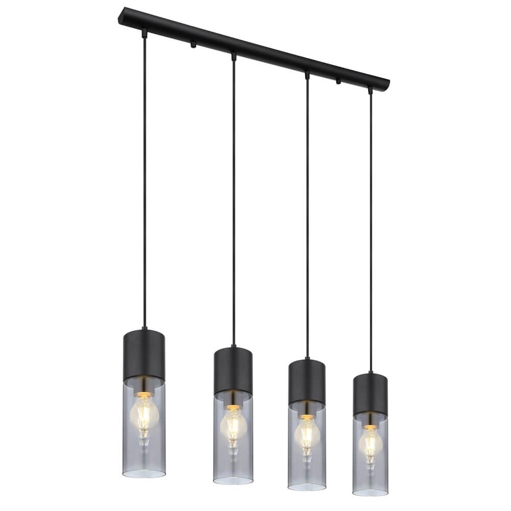 Strakke hanglamp Annika 4-lichts Strakke hanglamp Annika 4-lichts