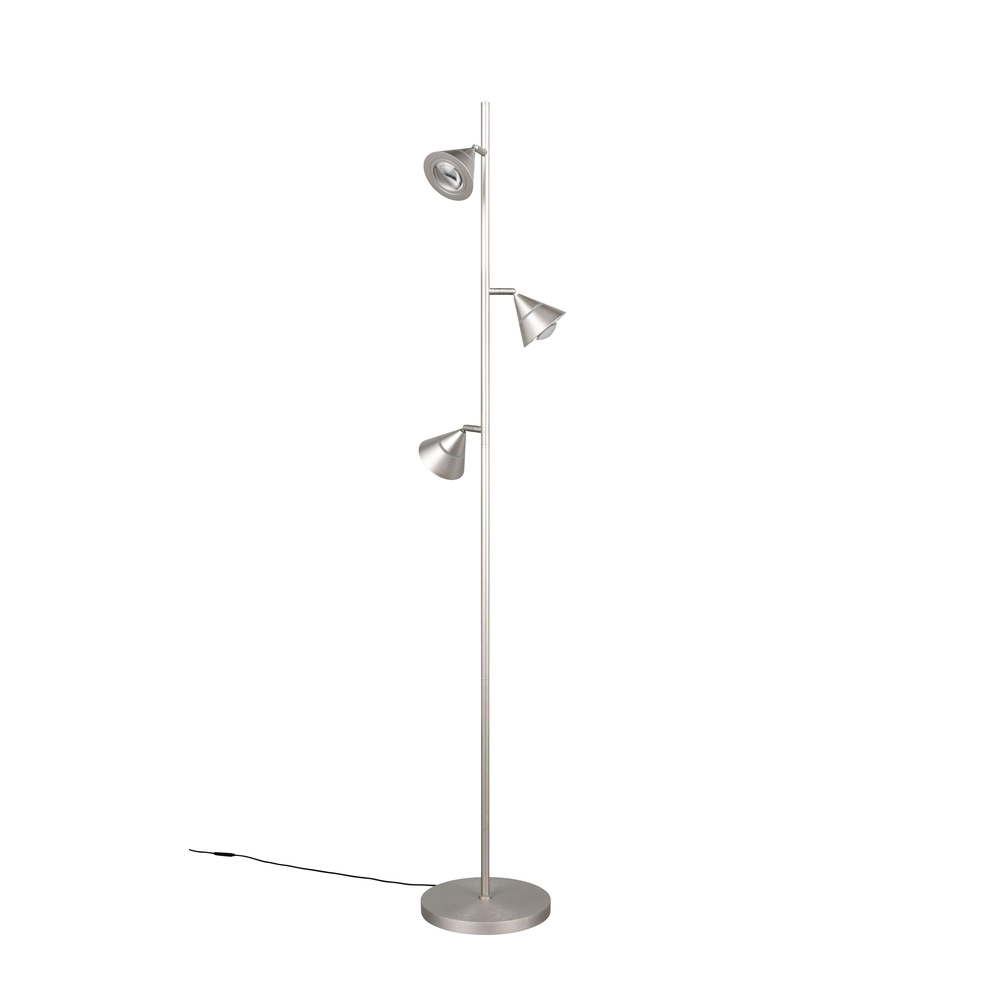 Vloerlamp Romeo nikkel Trio 4017807675375