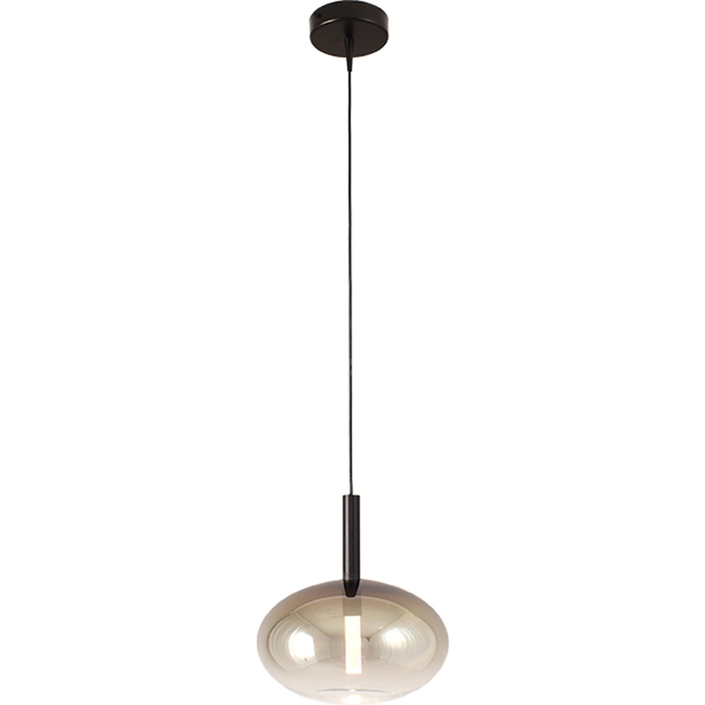Hanglamp Ø 24cm Lido Onion met gold-fading glas