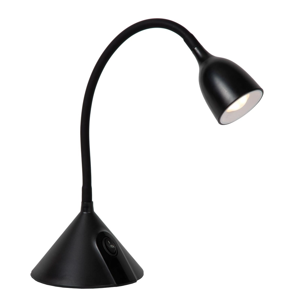 Zwarte bureaulamp Milo led 3,2W Lucide 5411212185891
