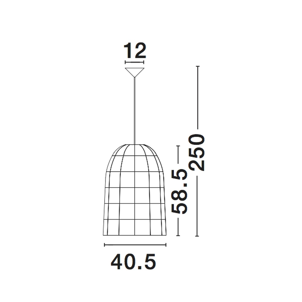 Hanglamp Aurora wit Ø 40,5cm Lyora 5212017416568