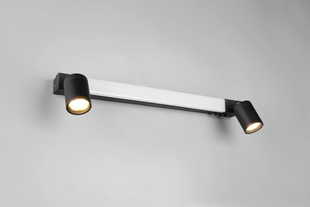 Spiegellamp Enrico 60cm - zwart Trio 4017807615630