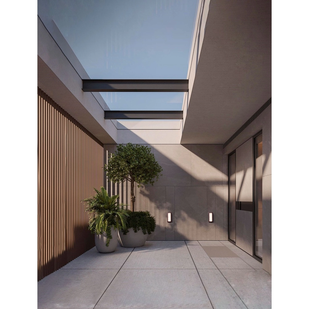 Wandlamp Appia rechthoek roestbruin Lyora 5212017449610