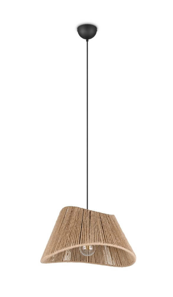 Japandi hanglamp Valerie rotan Ø 52cm Trio 4017807637380