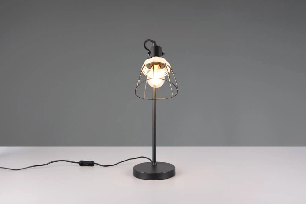 Zwarte tafellamp Jerome design Trio 4017807637724