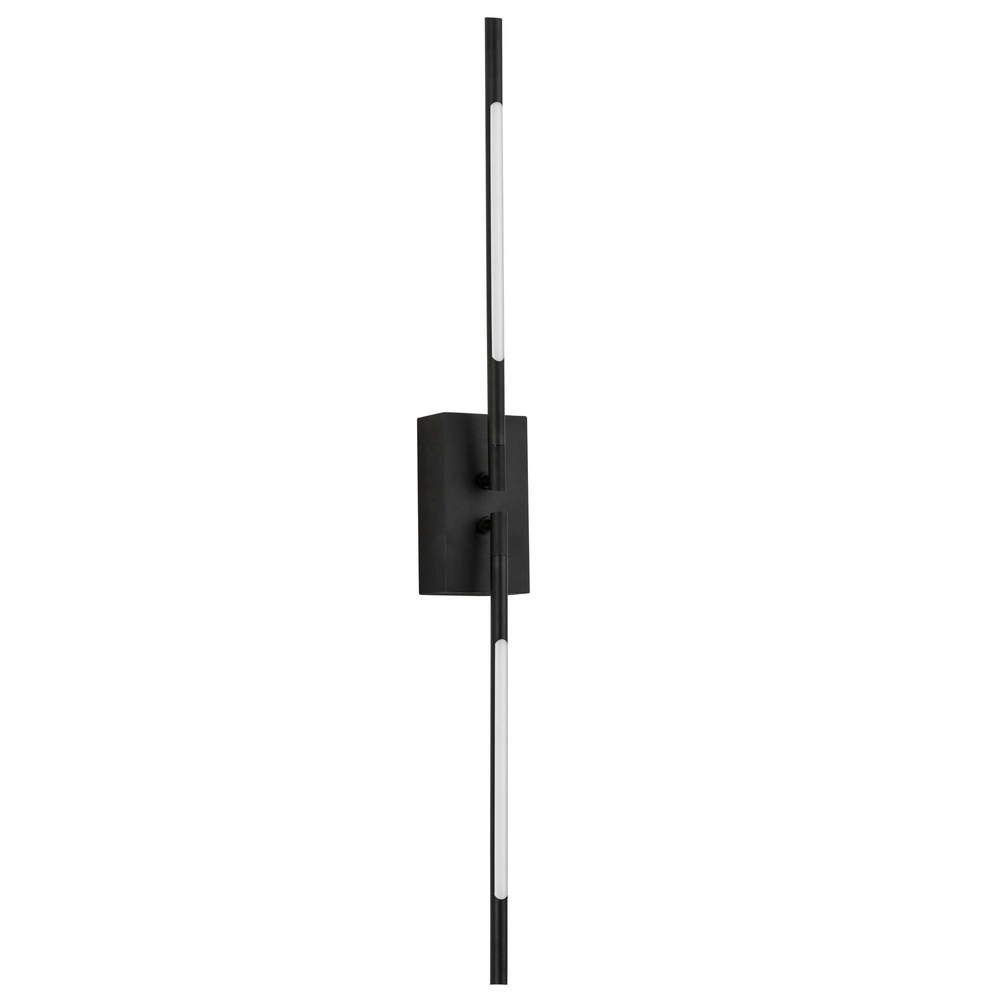 Wandlamp Raccio zwart dubbel Lyora 5212017420466