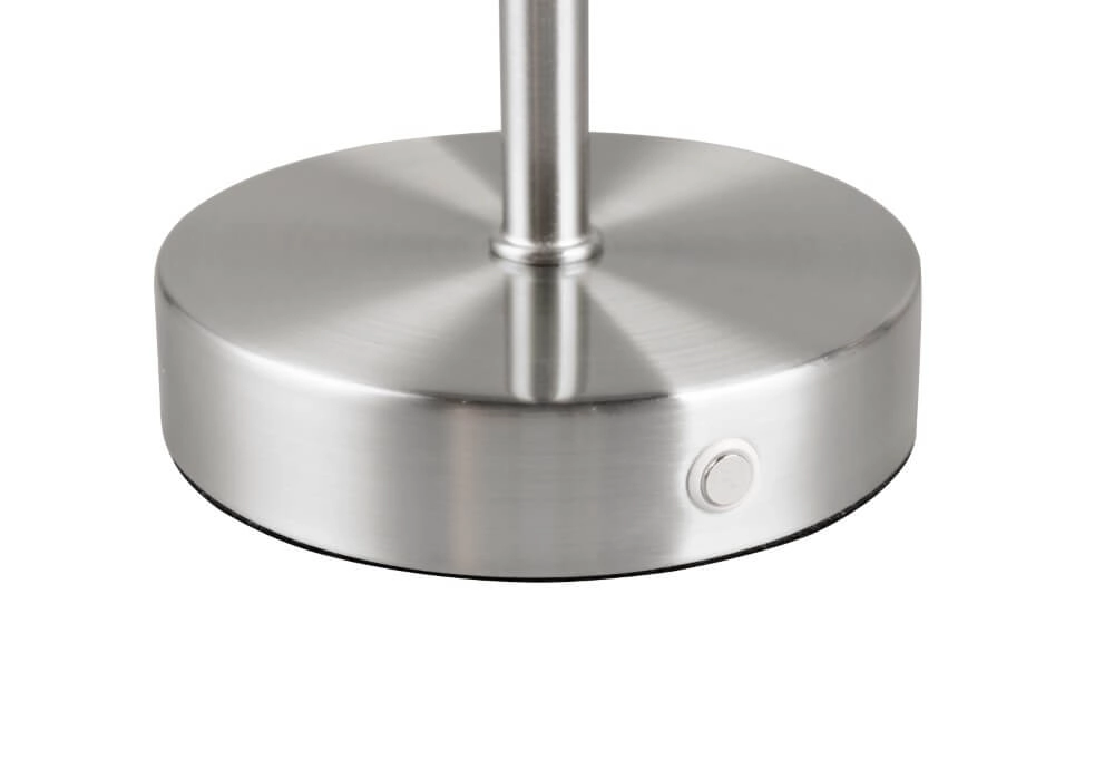 Oplaadbare tafellamp Jeff mat nikkel Trio 4017807601589