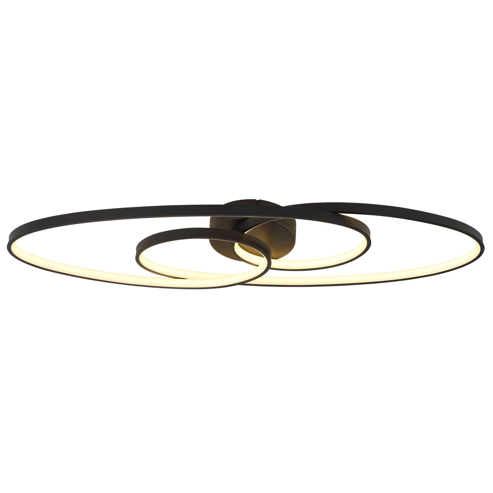 Design plafondlamp Spira zwart Globo 9007371569465