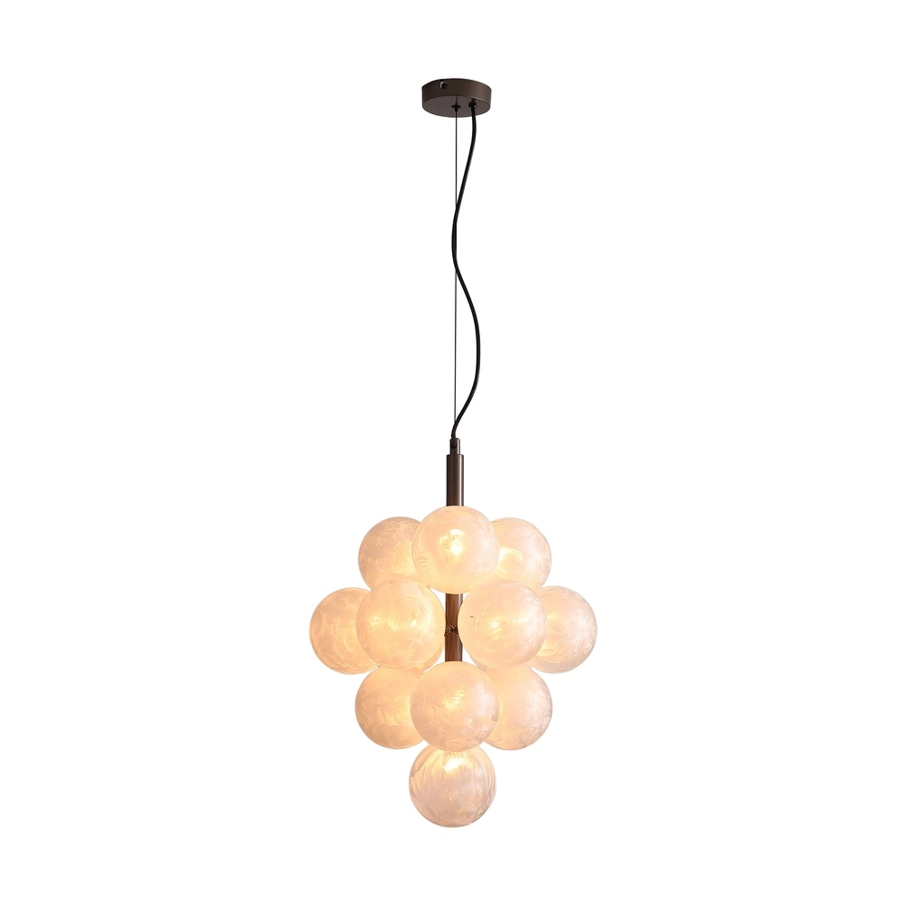 Design hanglamp Frosty brons