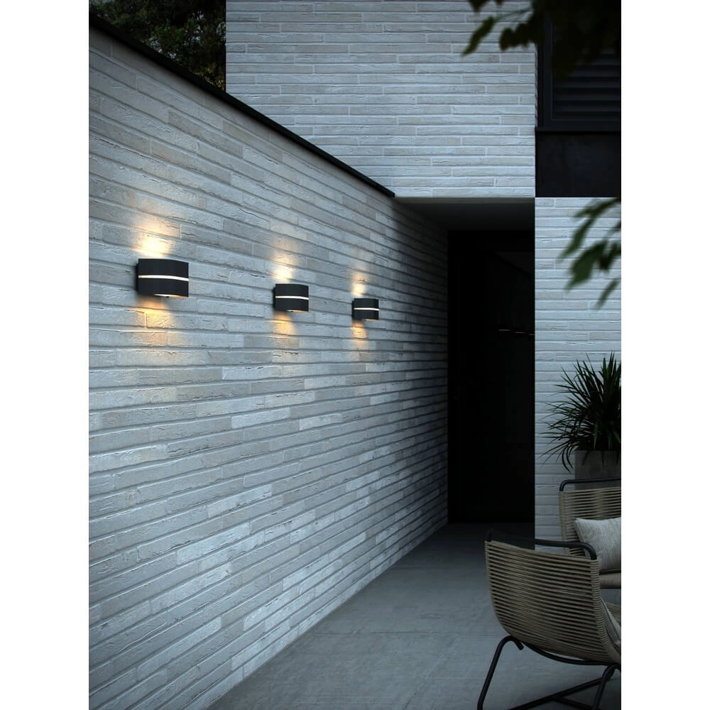 Strakke wandlamp Sibelis antraciet Nordlux 5704924017698