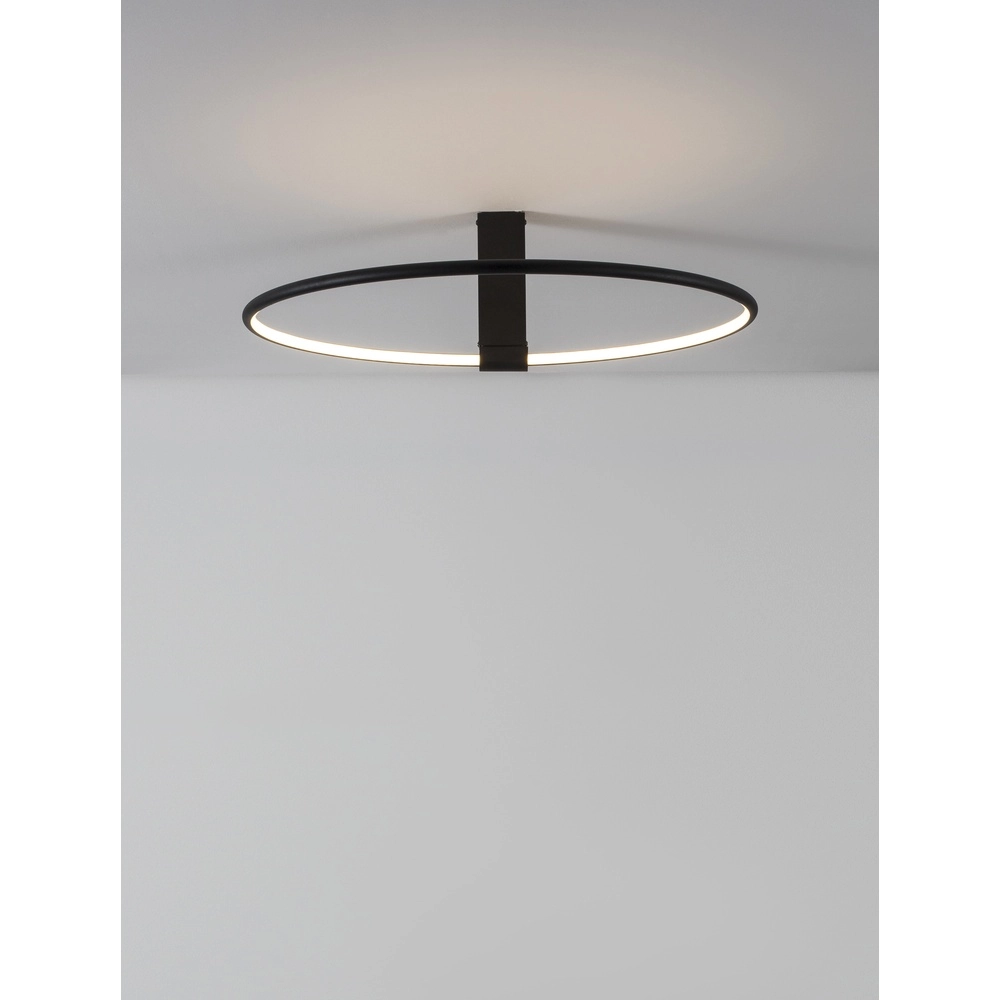 Design plafondlamp Garve zwart Ø 60cm Design plafondlamp Garve zwart Ø 60cm