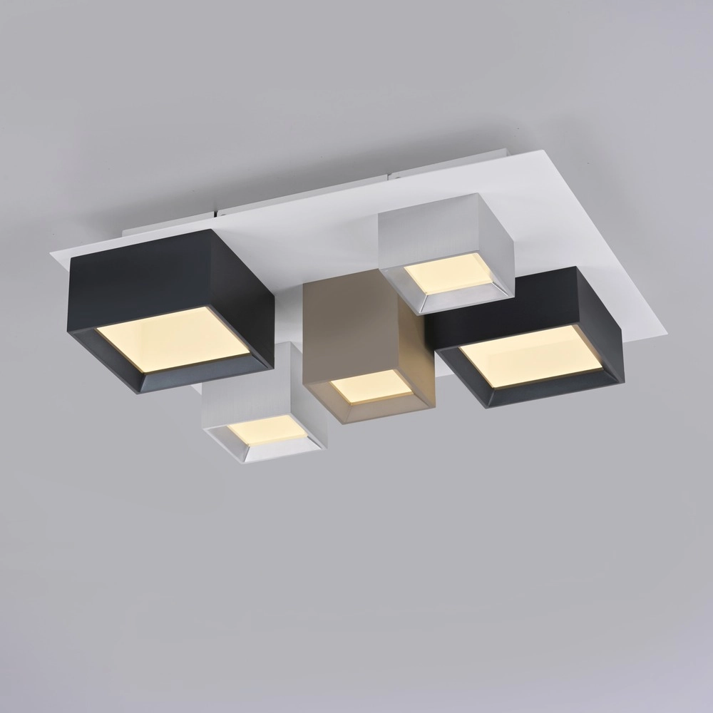 Led plafondlamp Pure Manhattan 5-lichts Paul Neuhaus 4012248396889