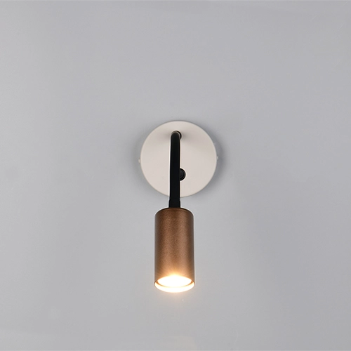 Wandlampje Taryn mokka bruin met schakelaar Trio 4017807685695