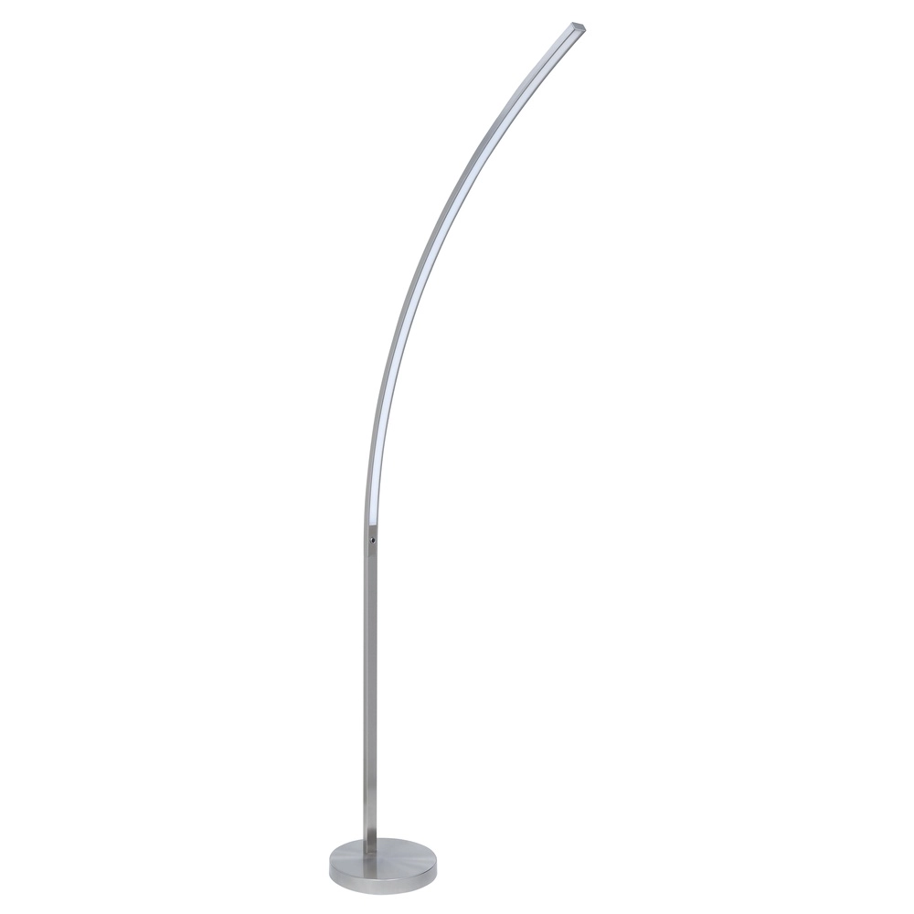 Design vloerlamp Slim nikkel