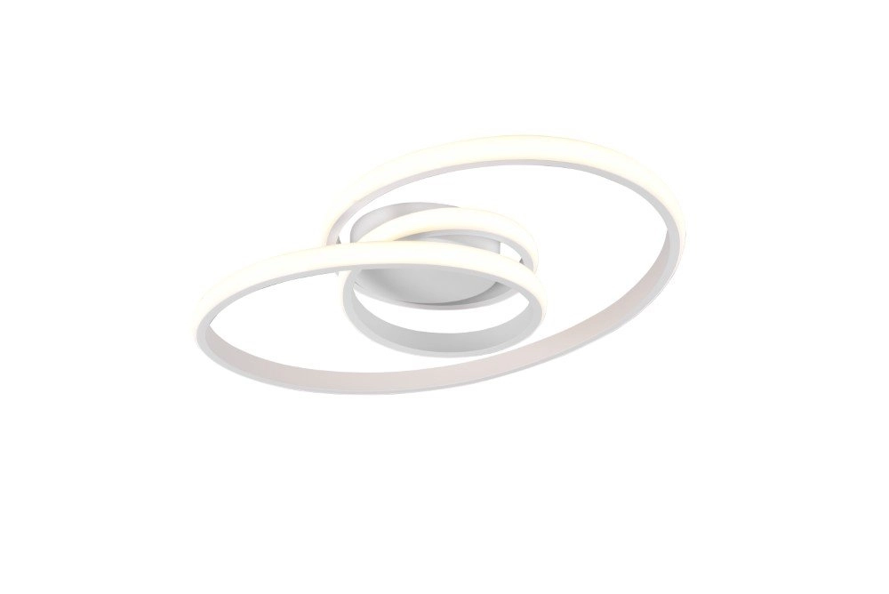 Witte plafondlamp Sansa led Trio 4017807488661