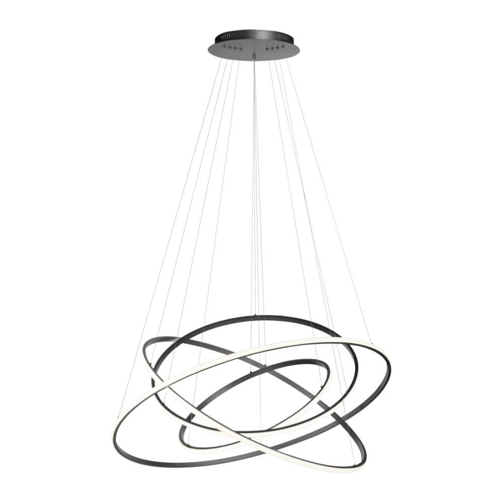 Moderne hanglamp Tessara antraciet Paul Neuhaus 4012248372654