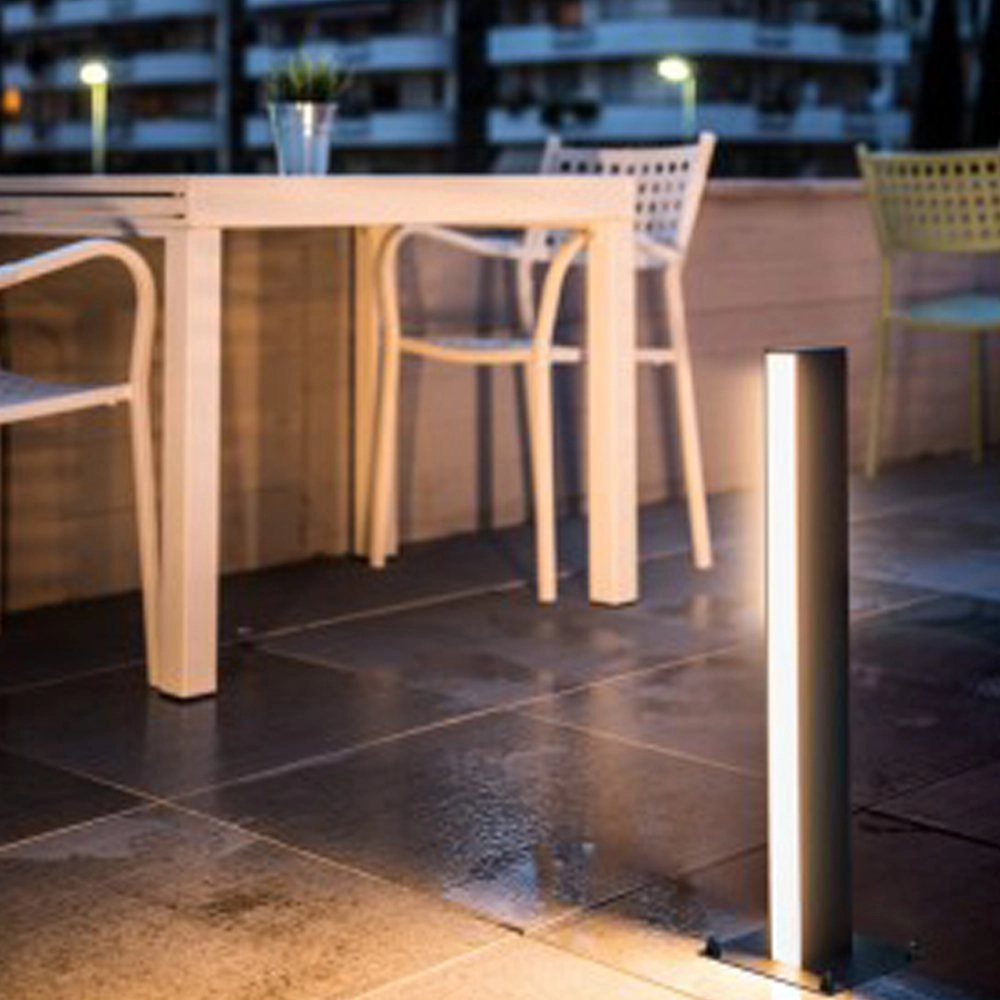 Staande pilaar buitenlamp H-Pol 1x15w - 3000K - 66cm antraciet SLV 4024163167796