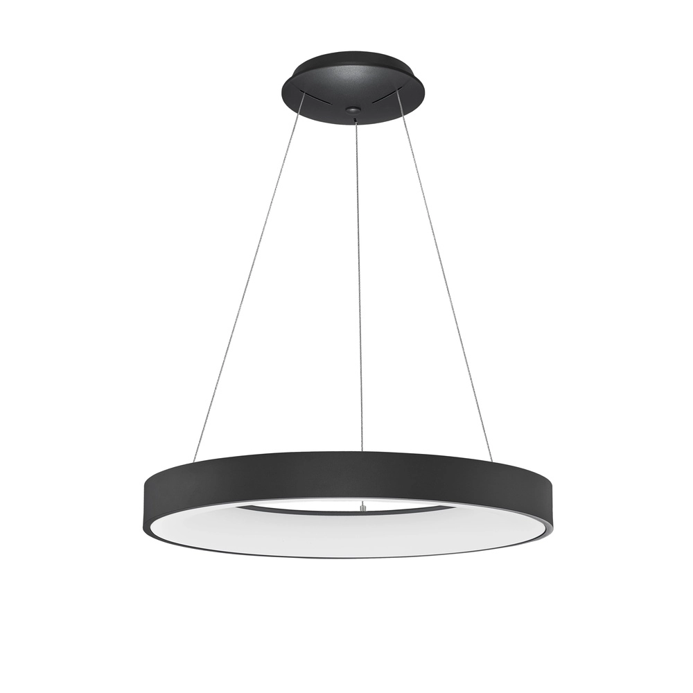 Hanglamp Rando Thin zwart Ø 60cm Lyora 5212017420220