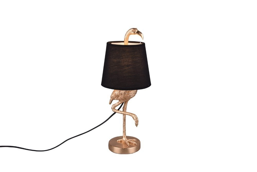 Schemerlamp Lola goud met zwart Schemerlamp Lola goud met zwart