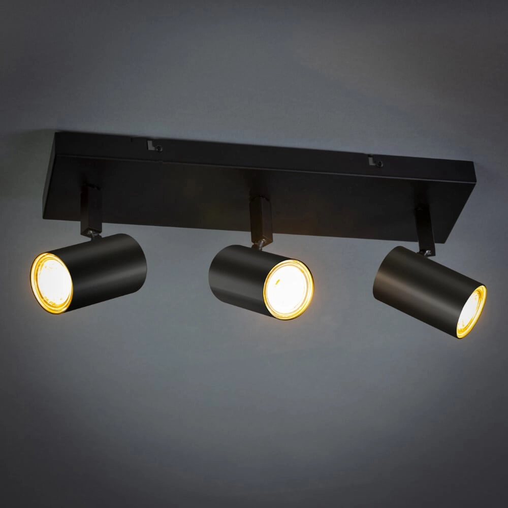3-lichts plafondspot The Common zwart ETH 8720195304388