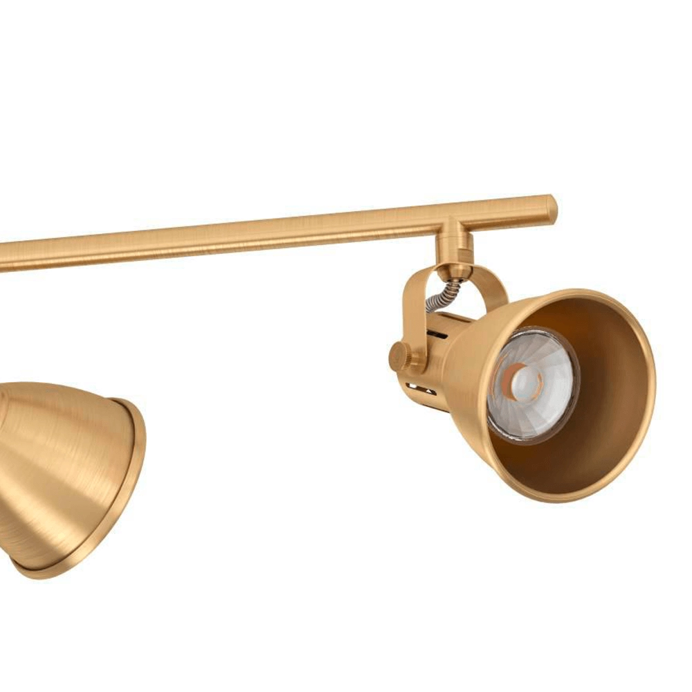 Messing plafondspot Seras 4x GU10 Eglo 9008606235674
