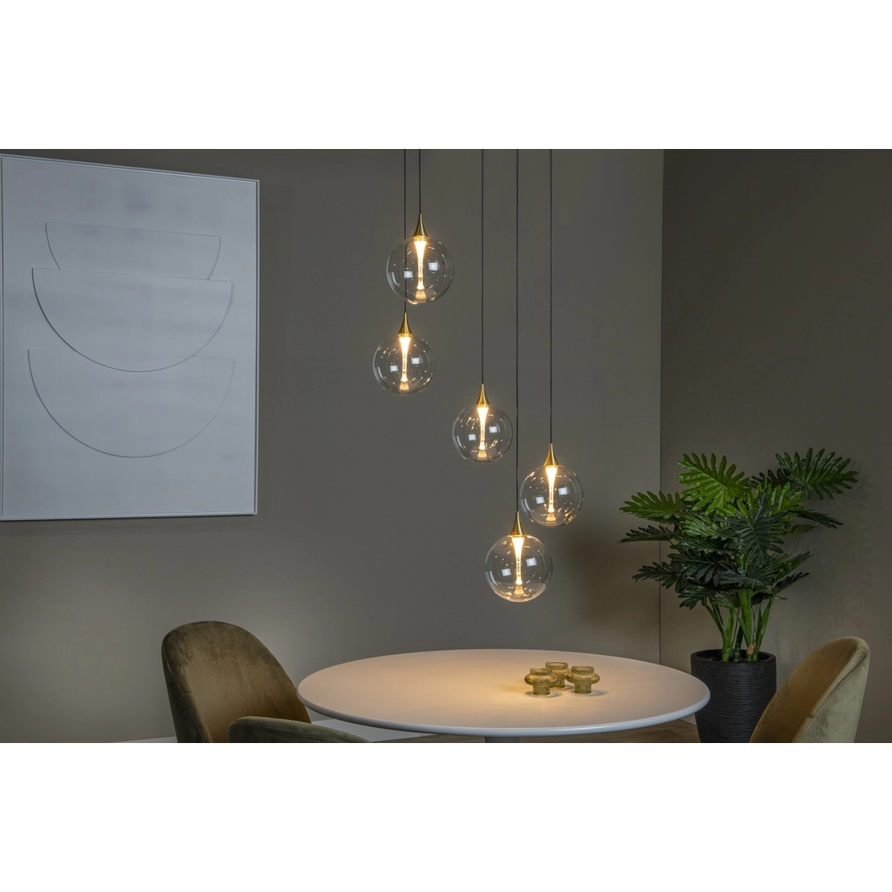 Design led hanglamp Gisela helder - 5x Ø 16cm Premium by Lucide 5411212134806