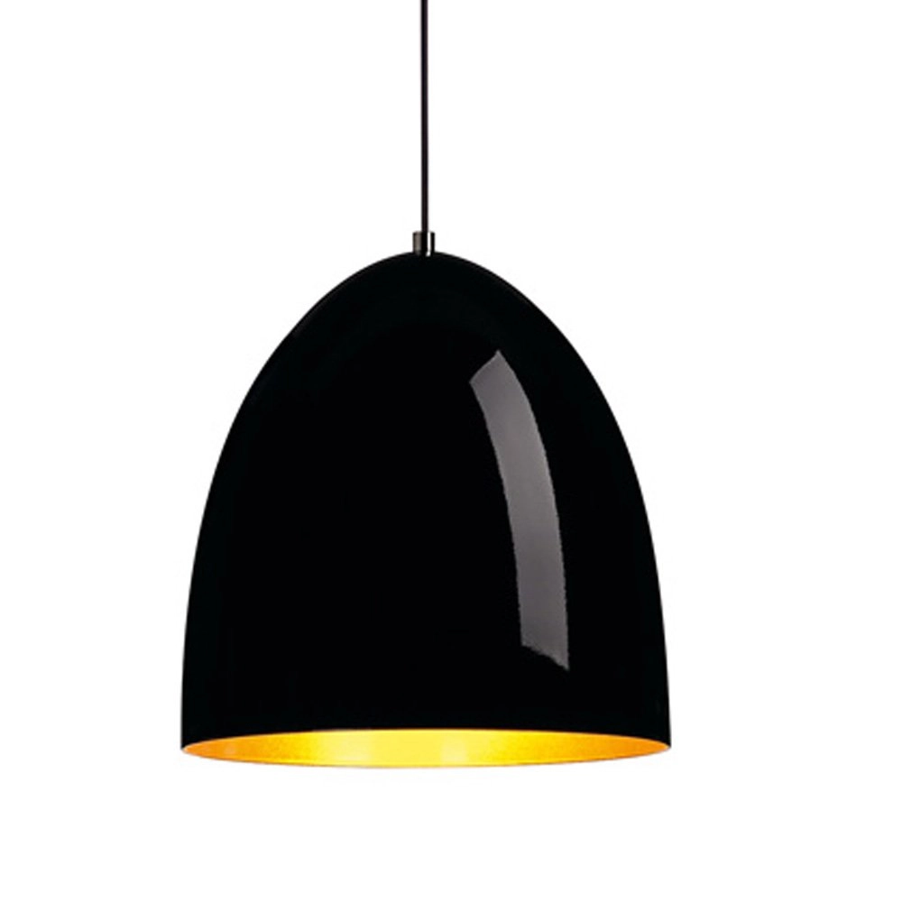 Hanglamp Para Cone 30 zwart met goud